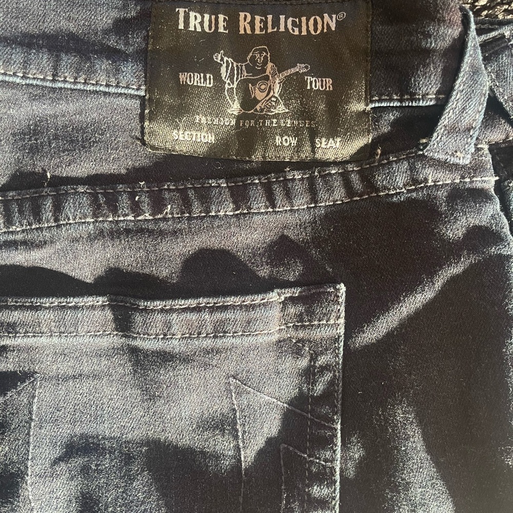 True Religion Men's Dark Blue Jeans